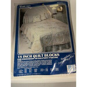 Vogart Embroidery Ballpoint Painting  Kit Quilt Blocks 18" Goose 6 Blocks 8742J
